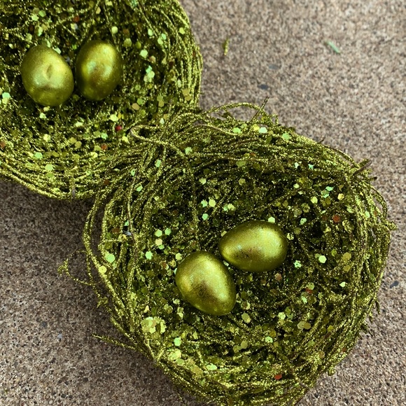 NWOT 3 Green Nest picks with clip - Picture 1 of 7